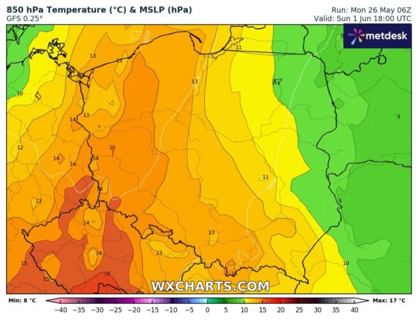 Źródło Danych - WXCHARTS.COM 