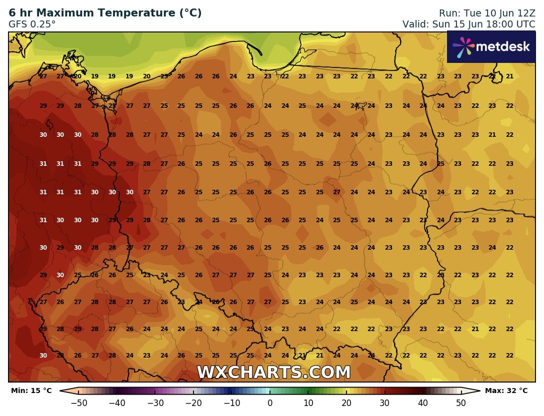 Źródło Danych - WXCHARTS.COM