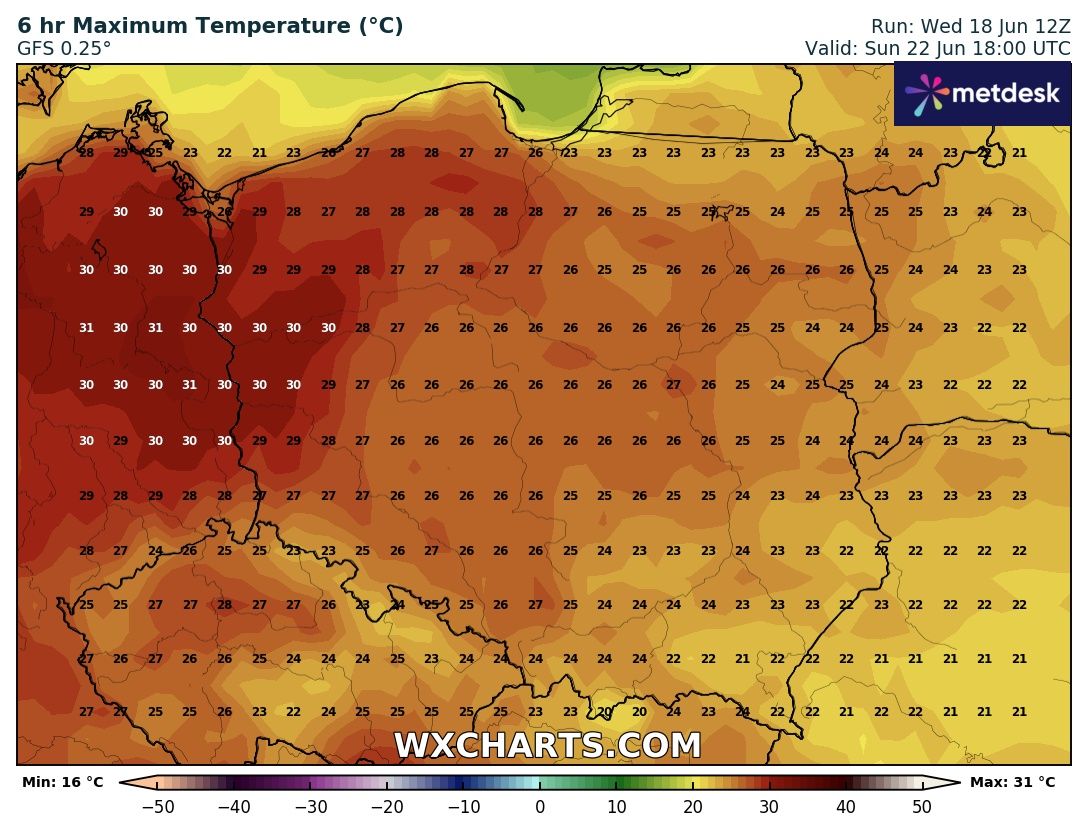 Źródło Danych - WXCHARTS.COM