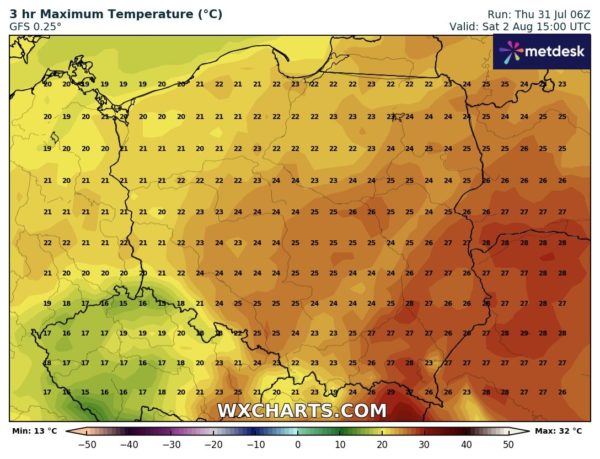 Źródło Danych - WXCHARTS.COM 