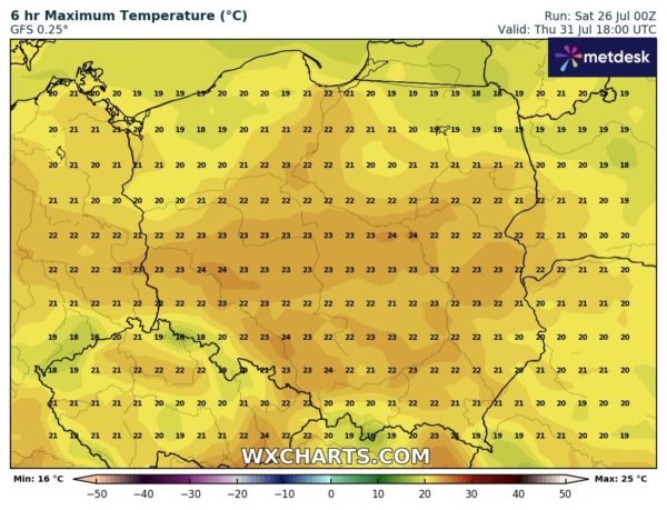 Źródło Danych - WXCHARTS.COM 