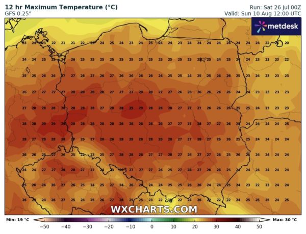 Źródło Danych - WXCHARTS.COM 