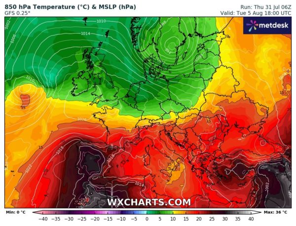 Źródło Danych - WXCHARTS.COM 