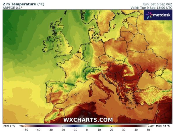 Źródło Danych - WXCHARTS.COM 