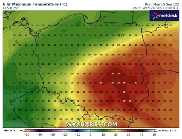 Źródło Danych - WXCHARTS.COM 