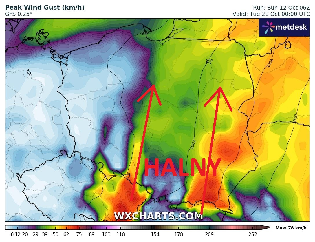 Źródło Danych - WXCHARTS.COM 