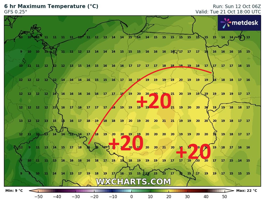 Źródło Danych - WXCHARTS.COM 