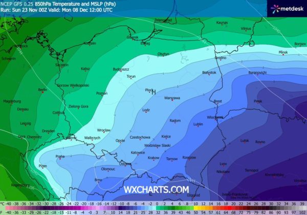 Źródło Danych - WXCHARTS.COM 