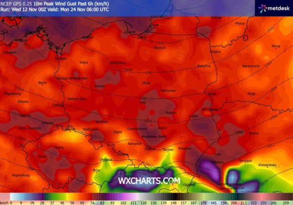 Źródło Danych - WXCHARTS.COM