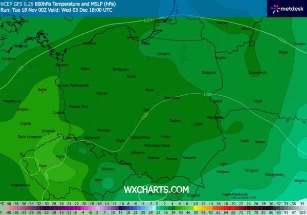 Źródło Danych - WXCHARTS.COM 