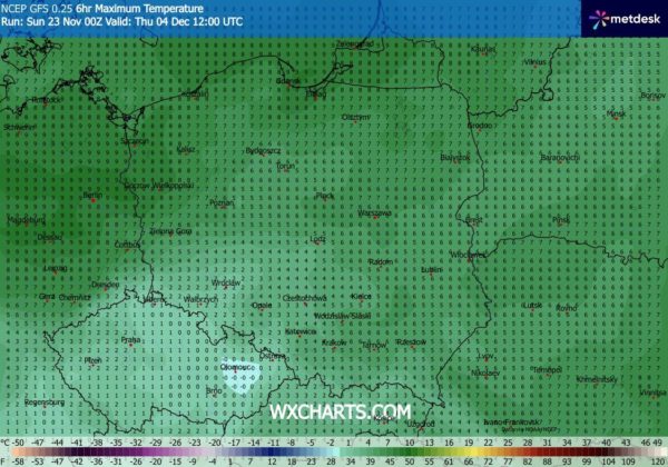Źródło Danych - WXCHARTS.COM 