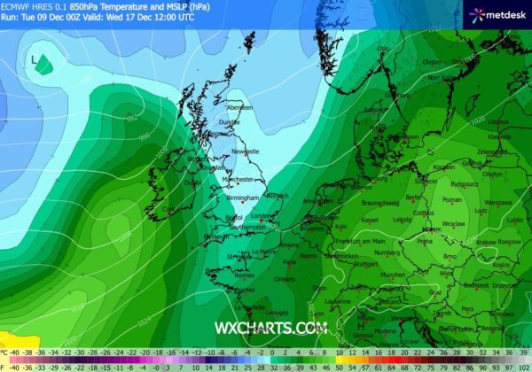 Źródło Danych - WXCHARTS.COM 