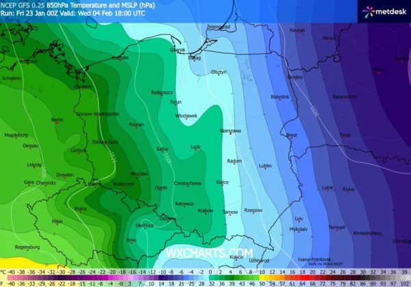 Źródło Danych - WXCHARTS.COM 