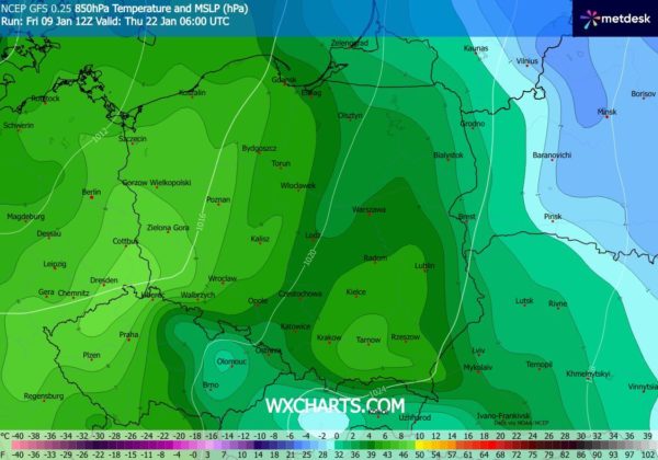 Źródło Danych - WXCHARTS.COM 