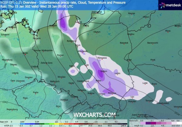 Źródło Danych - WXCHARTS. COM 