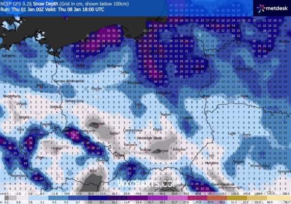 Źródło Danych - WXCHARTS. COM 