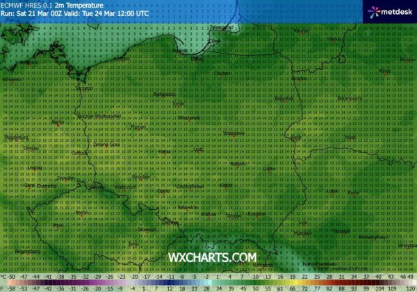 Źródło Danych - WXCHARTS.COM 