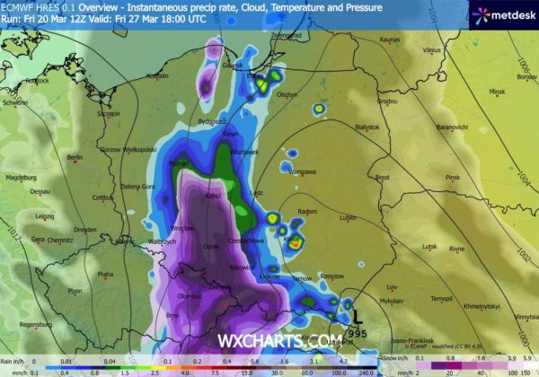 Źródło Danych - WXCHARTS.COM 