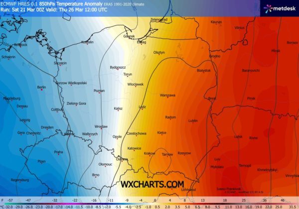 Źródło Danych - WXCHARTS.COM 