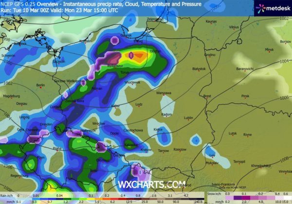 Źródło Danych - WXCHARTS.COM 