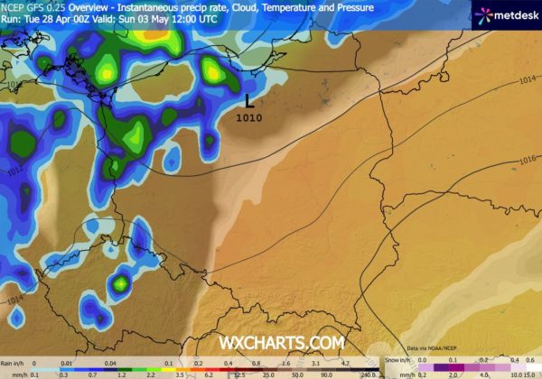 Źródło Danych - WXCHARTS.COM 