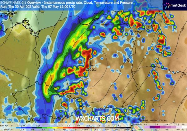 Źródło Danych - WXCHARTS.COM 
