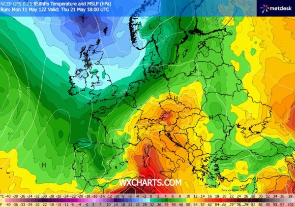 Źródło Danych ( WXCHARTS.COM ) 