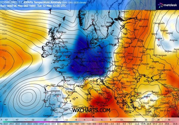 Źródło Danych - WXCHARTS.COM 