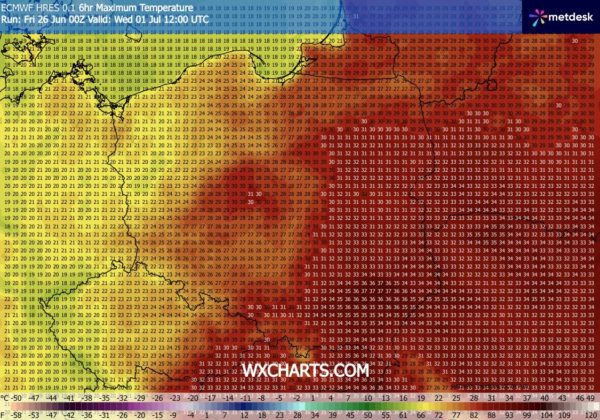 Źródło Danych – WXCHARTS.COM