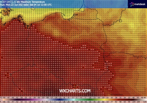 Źródło Danych - WXCHARTS.COM