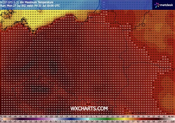 Źródło Danych - WXCHARTS.COM 