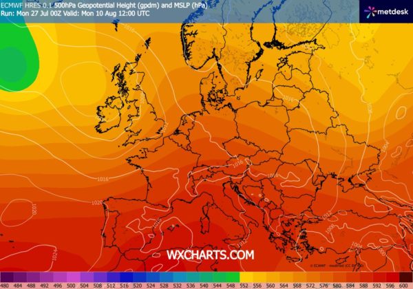 Źródło Danych - WXCHARTS.COM 