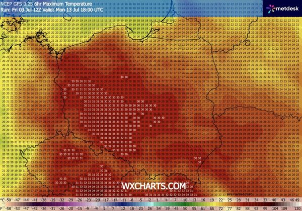 Źródło Danych - WXCHARTS.COM