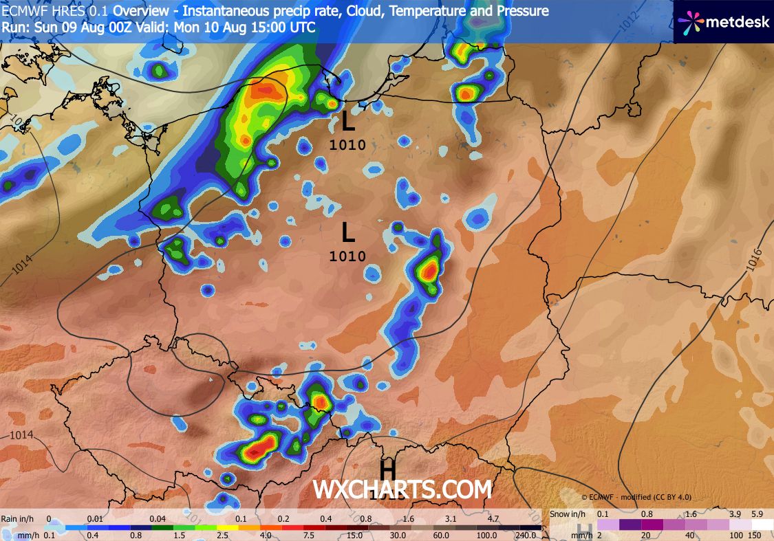 Źródło Danych - WXCHARTS.COM 