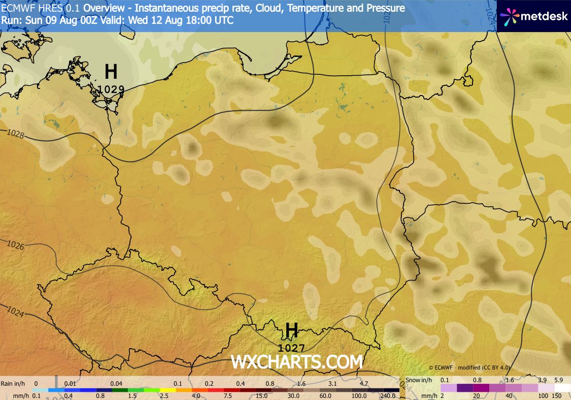 Źródło Danych - WXCHARTS.COM 