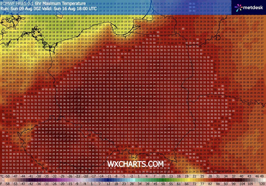 Źródło Danych - WXCHARTS.COM 